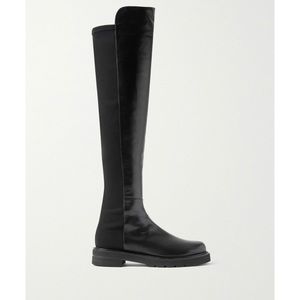 Stuart Weitzman over the knee boots black chunky